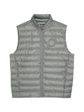 Canada Goose Sage Gray Tonal Logo Stand Collar Puffer Vest