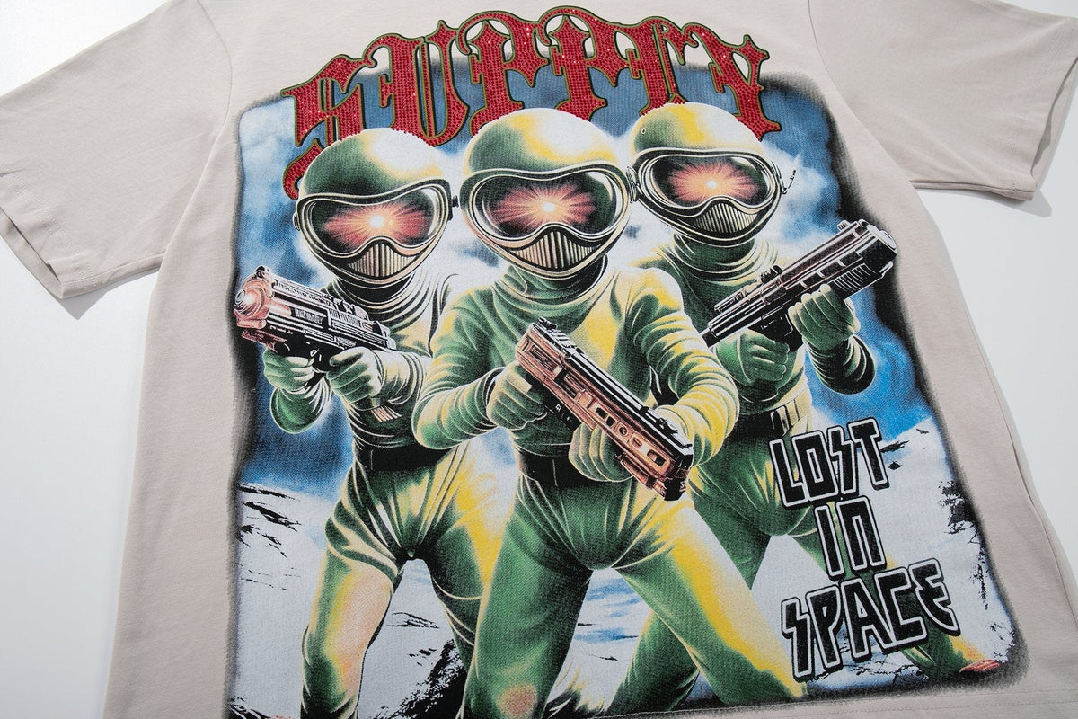 SUPPLY TEE Astronaut Graphic Short-Sleeve T-Shirt