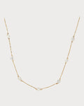 PERSEE Yellow Gold and Diamond 7-Stone Danae Necklace(Yellow Gold)