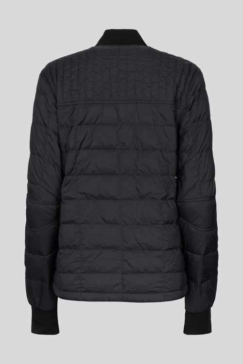 Canada Goose Black Mixed-Quilt Stand Collar Puffer Jacket