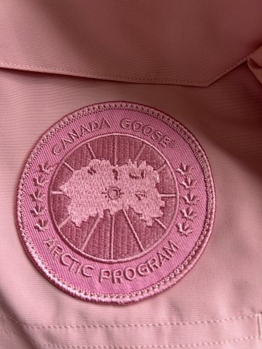 Canada Goose Dusty Pink Multi-Pocket Hooded Puffer Jacket