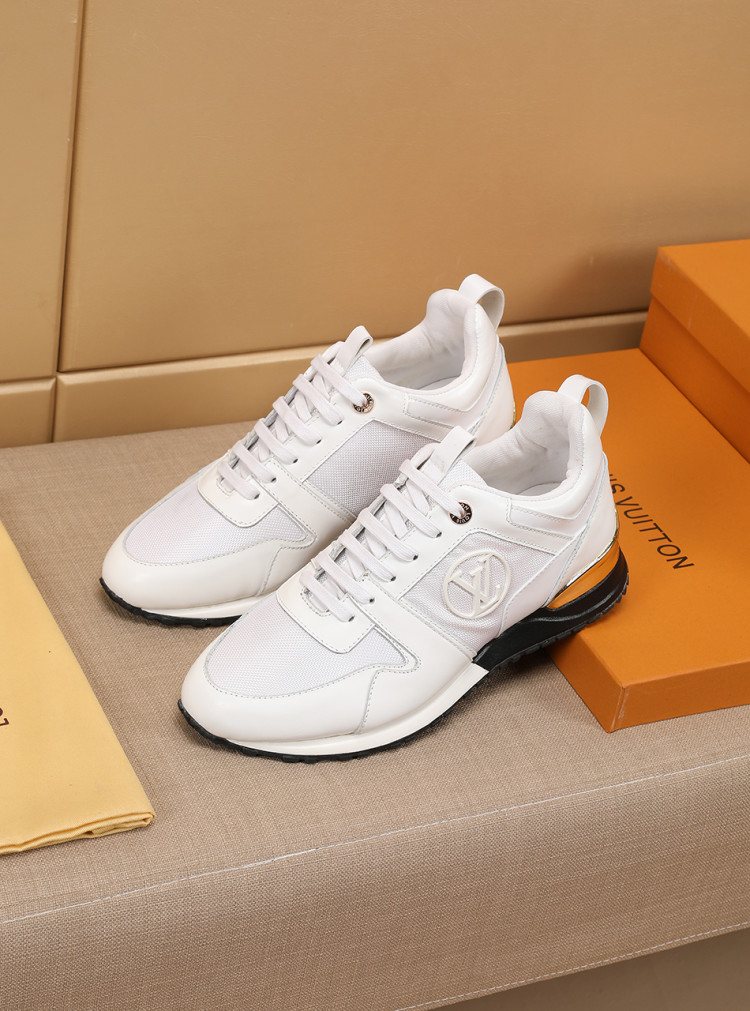 Louis Vuitton White Low-Top Sneakers