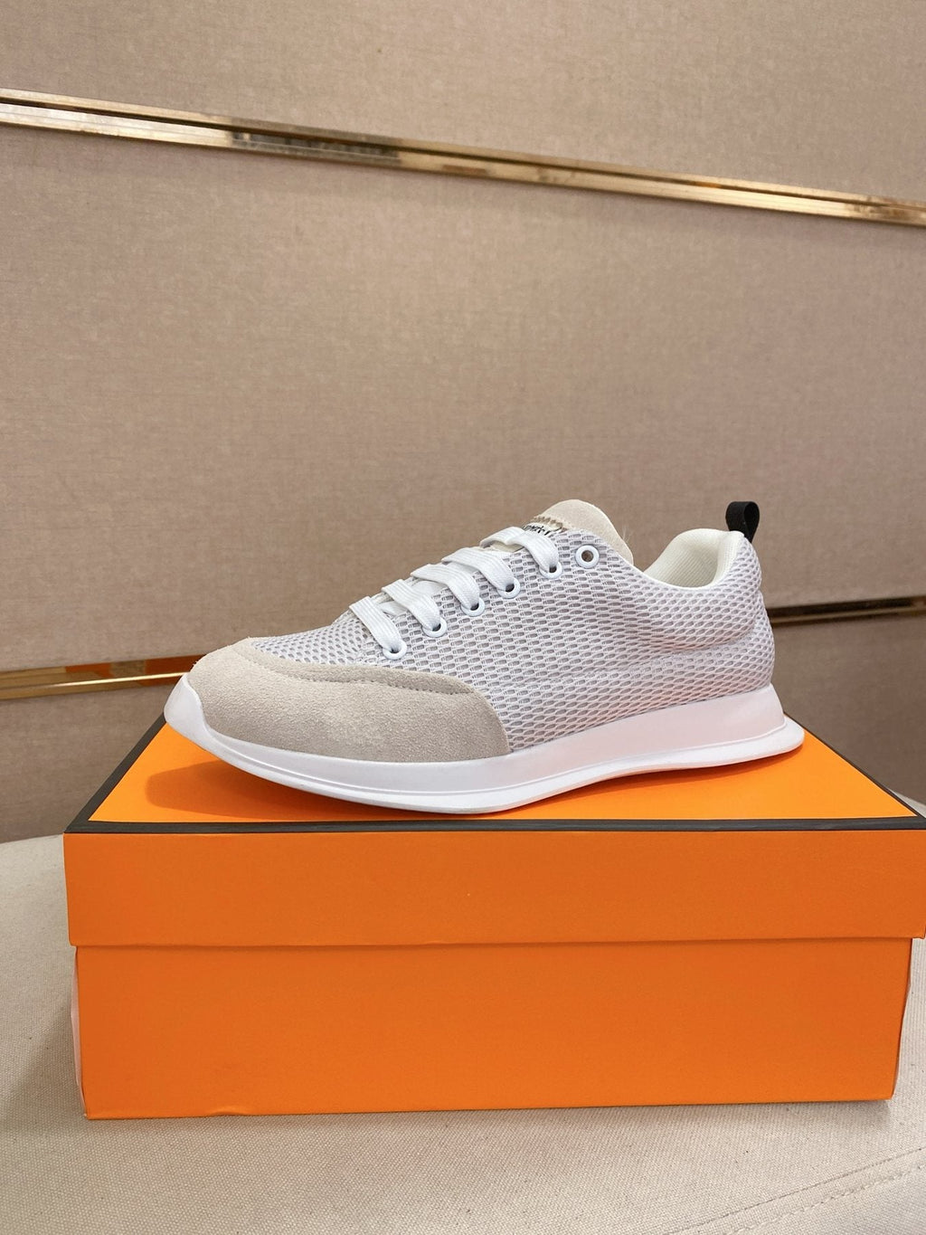 Hermès Mesh Low-Top Sneakers